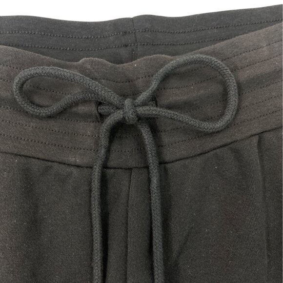 Alo Yoga Womens High-Waisted Black Sweat Shorts Size L- New - Picture 3 of 8